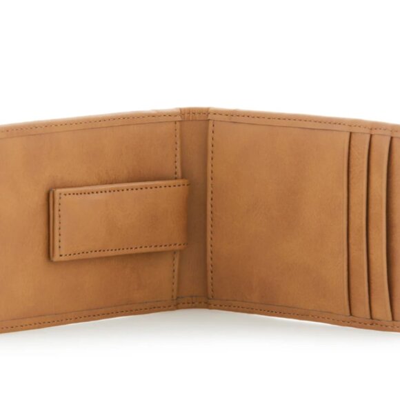 Perry EllisTan Leather Money Clip Wallet - Picture 2 of 6